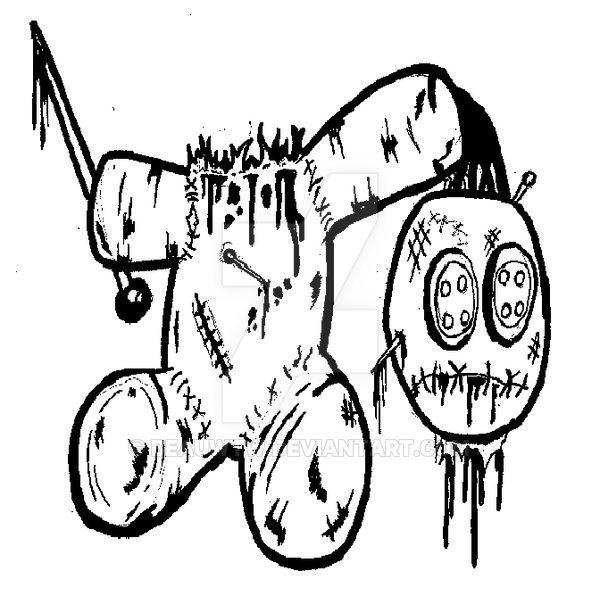 600x596 Headless Voodoo Doll By Beauwtw