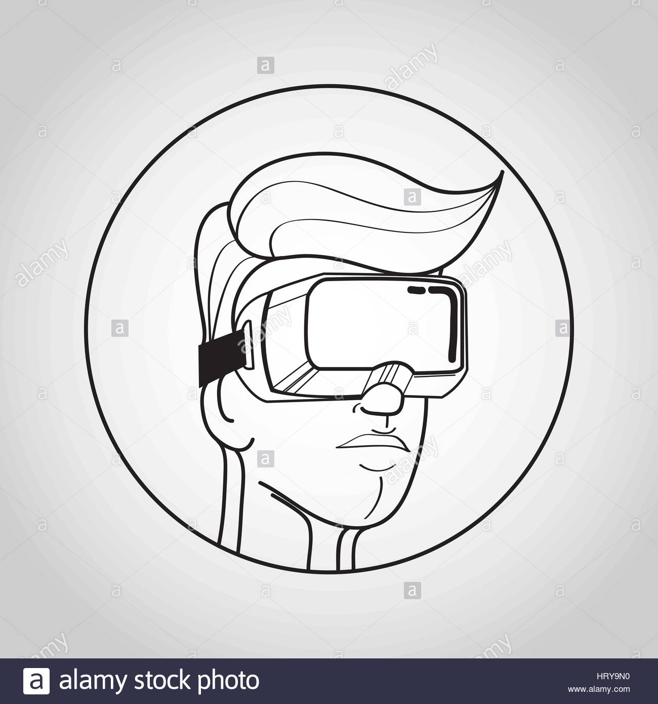 1300x1390 Vr Glasses For Smartphone Vector Illustration. Virtual Reality