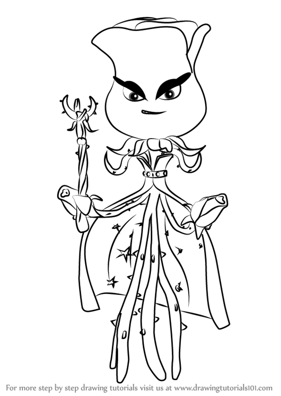 567x800 Learn How To Draw Rose From Plants Vs. Zombies