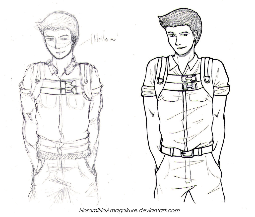 1024x871 Doodle Vs Drawing By Noraminoamagakure