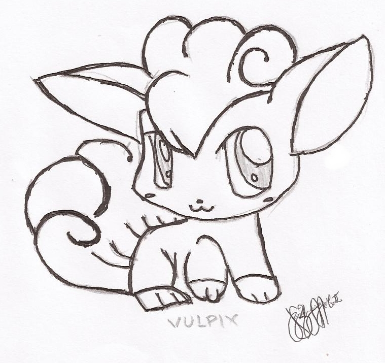 759x715 Vulpix Chibi By Zhaaaaiineee