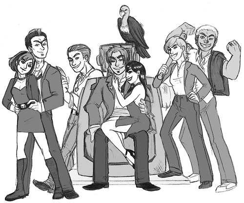 500x416 The Villainous Vultures!!! Images The Villanious Vultures Drawing