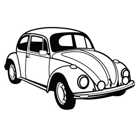 474x474 Vw Beetle Car Vector By On @