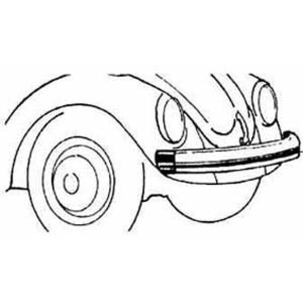 600x600 Deco, Front Bumper Impact Strip Vw Bug Beetle 1974