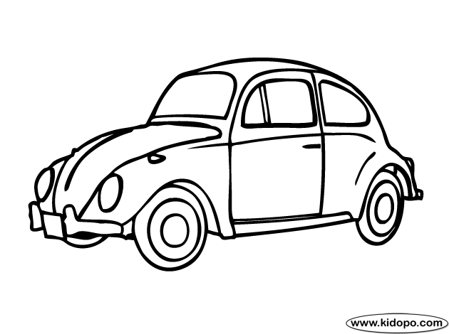 Vw Bug Drawing at GetDrawings | Free download