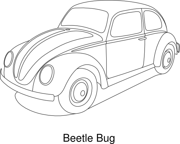 600x481 Beetle Bug Clip Art