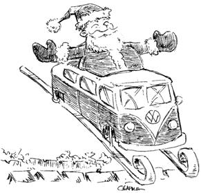 291x283 Vw Bus Christmas Cartoons