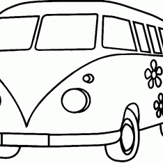 234x234 Vw Bus Coloring Sheets