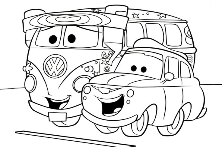 736x490 Vw Bus Coloring Page Many Interesting Cliparts