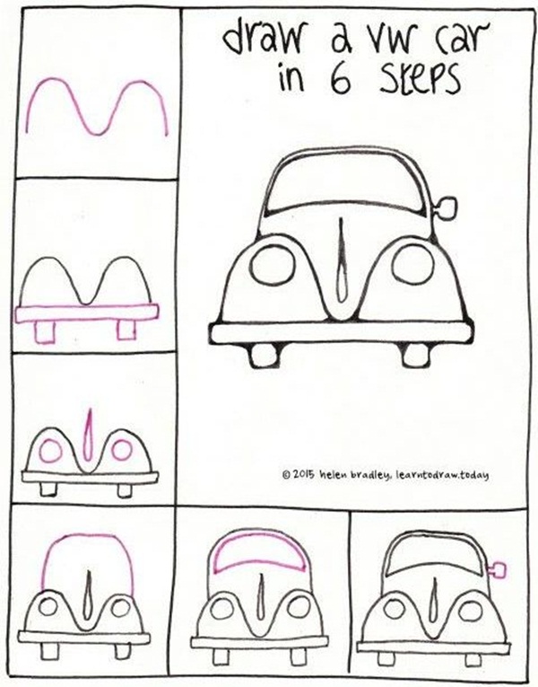 600x765 How To Draw Doodles (Step By Step Image Guides)