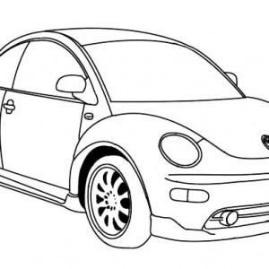 300x300 Latest Version Of Vw Beetle Car Coloring Pages Best Place To Color