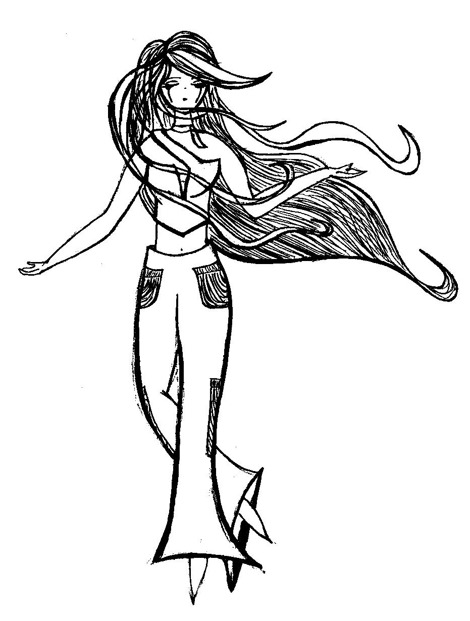 931x1230 B And W Goth Girl Full Body By Faeriechell