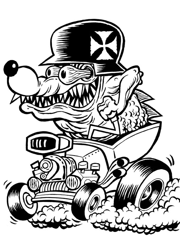 600x800 Wacky Monster 02 Lineart 01 By Ecofugal