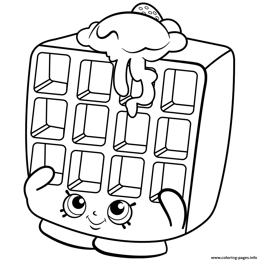 1024x1024 Waffle Sue Shopkins Season 2 Coloring Pages Printable