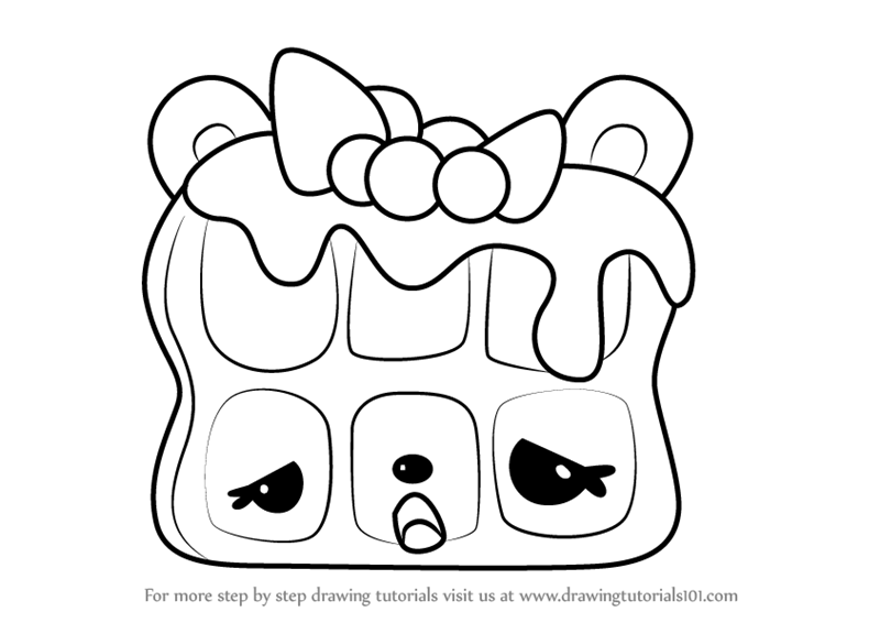 800x566 Learn How To Draw Willy Waffles From Num Noms (Num Noms) Step By