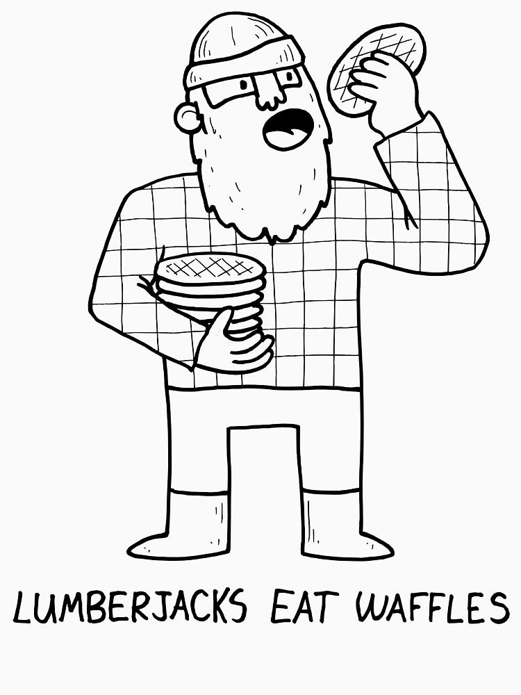 750x1000 Lumberjacks Eat Waffles