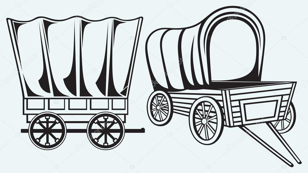 1023x577 Vintage Wagon To Transport Stock Vector Kreativ