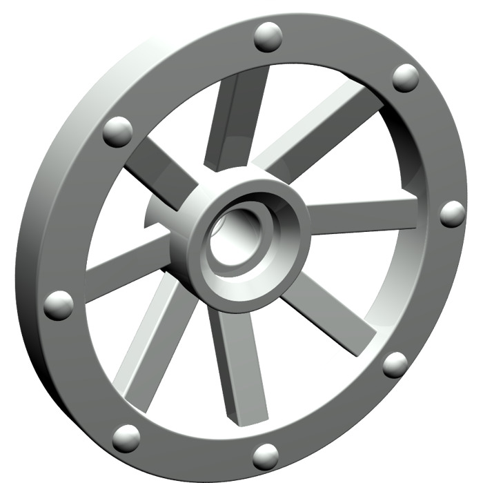 700x700 Lego Castle Wagon Wheel Small (2470) Brick Owl