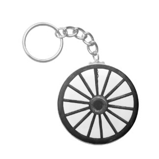 324x324 Wagon Wheel Keychains Zazzle