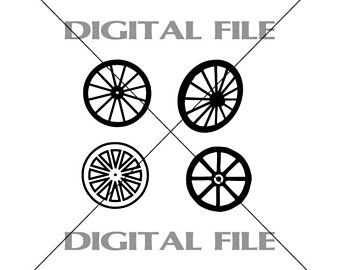 340x270 Wagon Wheel Svg Etsy