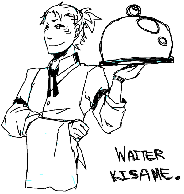 600x632 Waiter Kisame By Akagumo