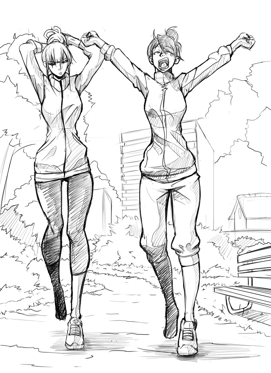 900x1236 Morning Walk By Visnus