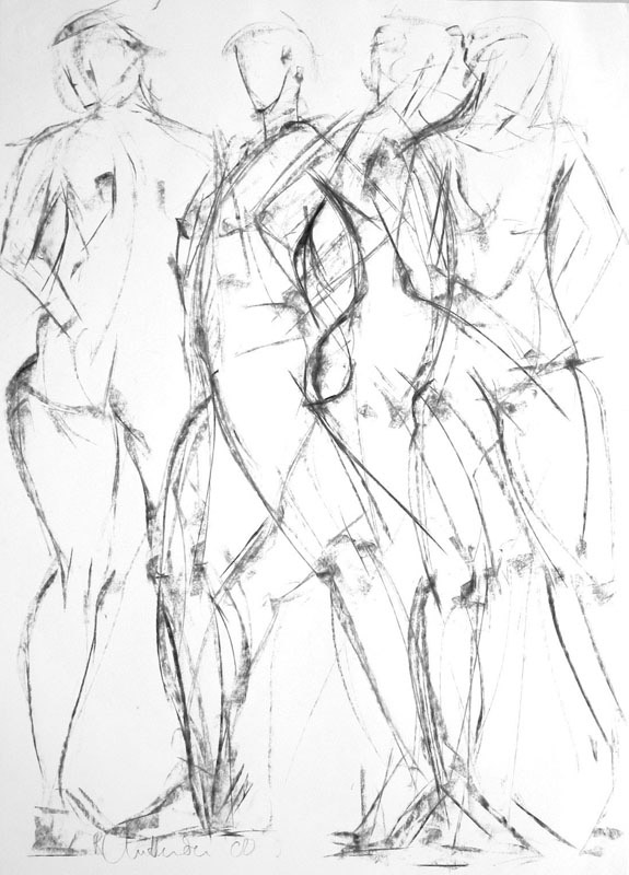 575x800 Figure Drawings By Uk Figurative Artist Rosanna Chittenden
