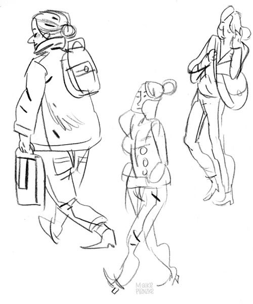 500x601 Drawing People'S