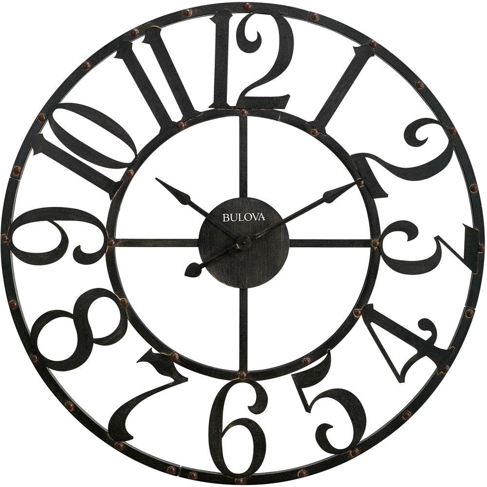 1000x1000 Bulova 45 In. H X 45 In. W Round Wall Clock C4821