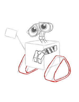 300x388 How To Draw Wall E