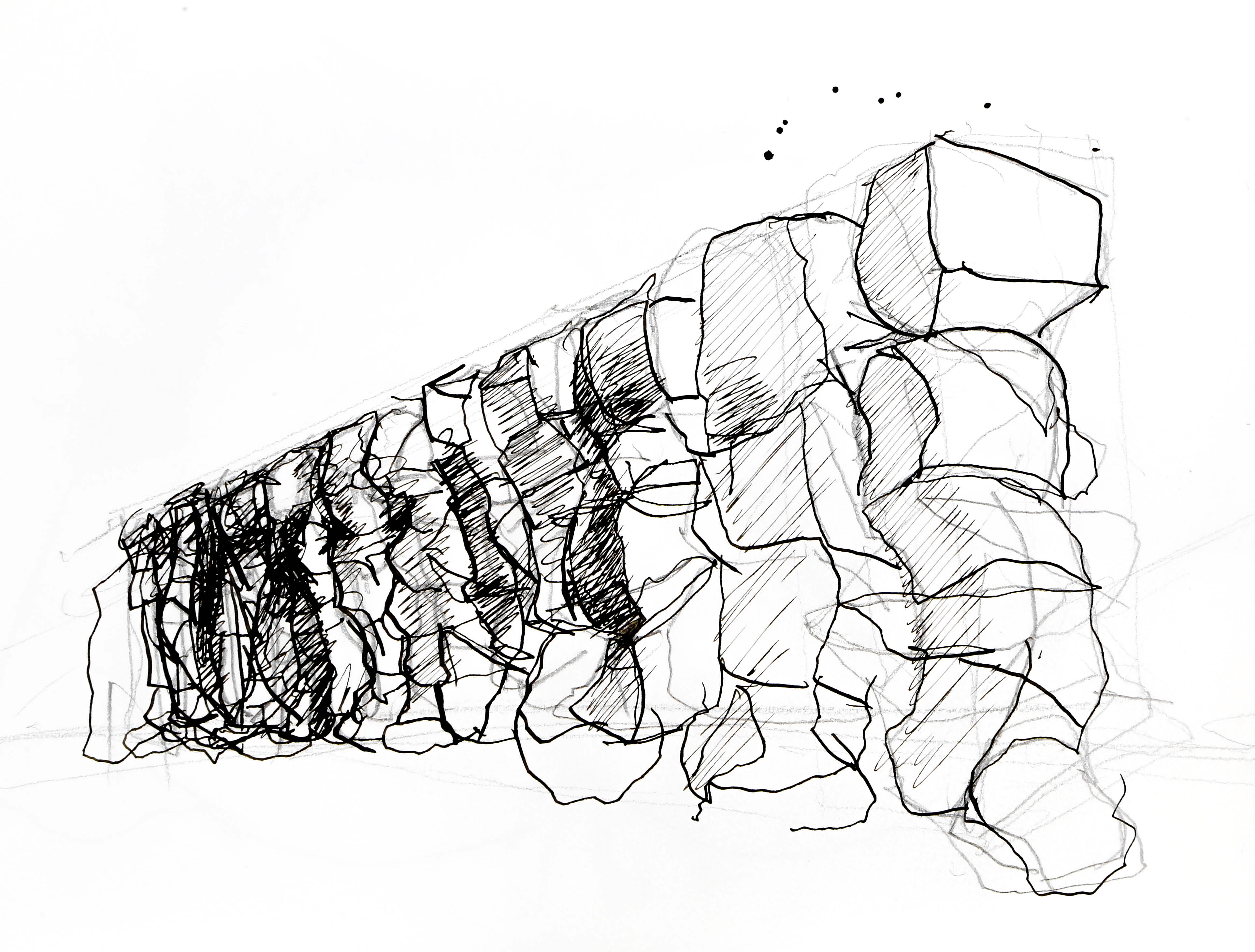 3852x2922 Roman Wall By Abandoned Carpark, Cologne