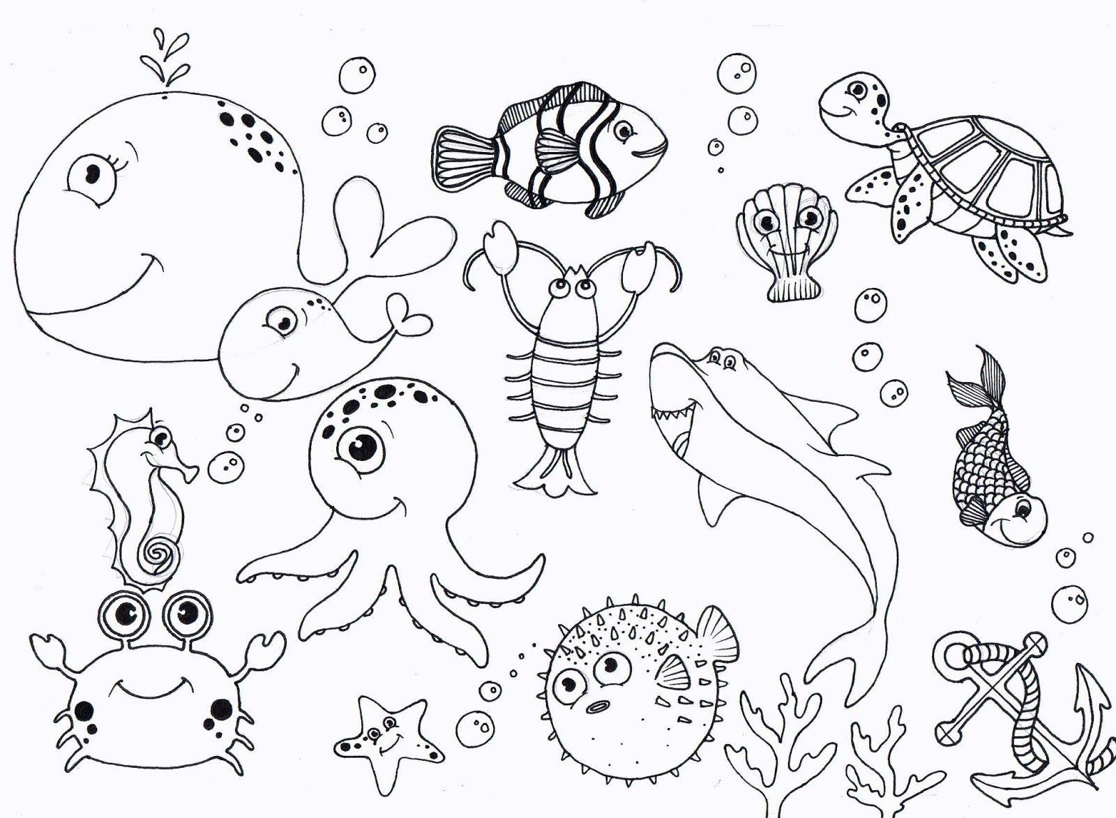 1600x1173 Under The Sea Drawings Wall Murals Drawing Ideas Under The Sea