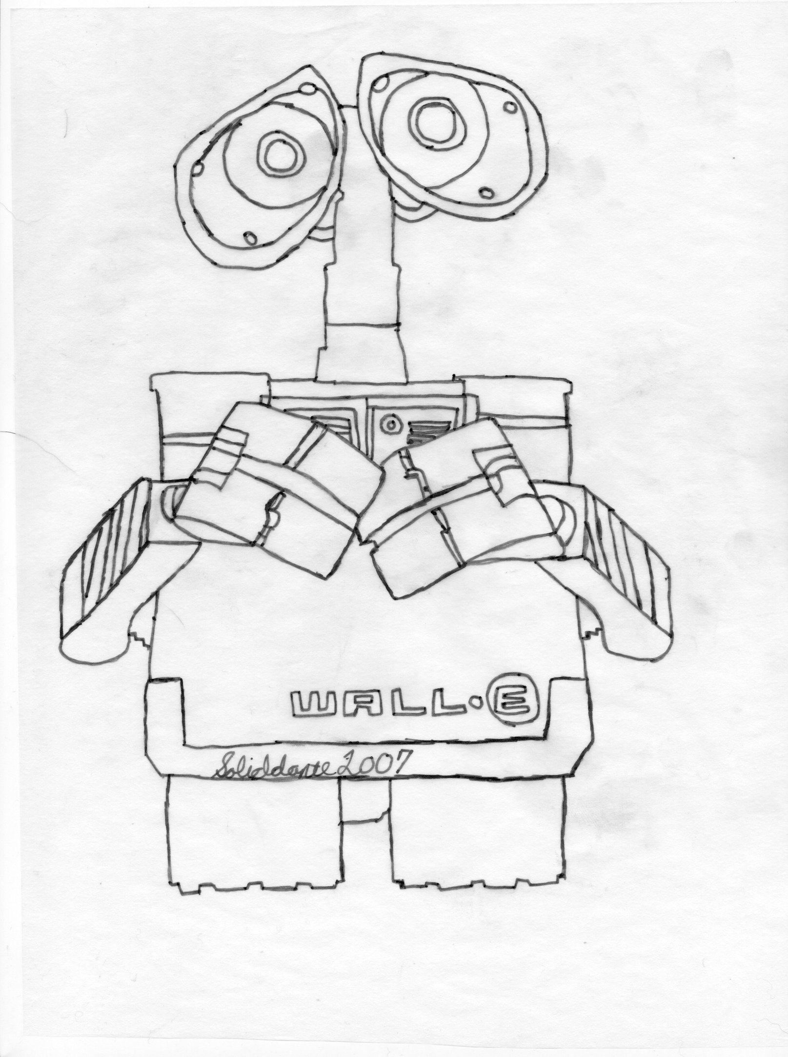 1615x2166 Wall E By Soliddante2007