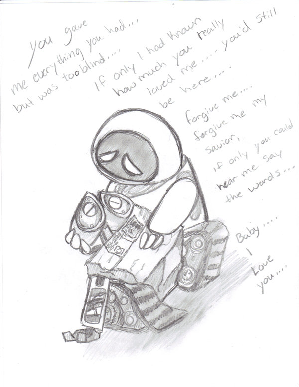 600x776 Wall E X Eve I Should'Ve Seen By Twilight Wolf Demon