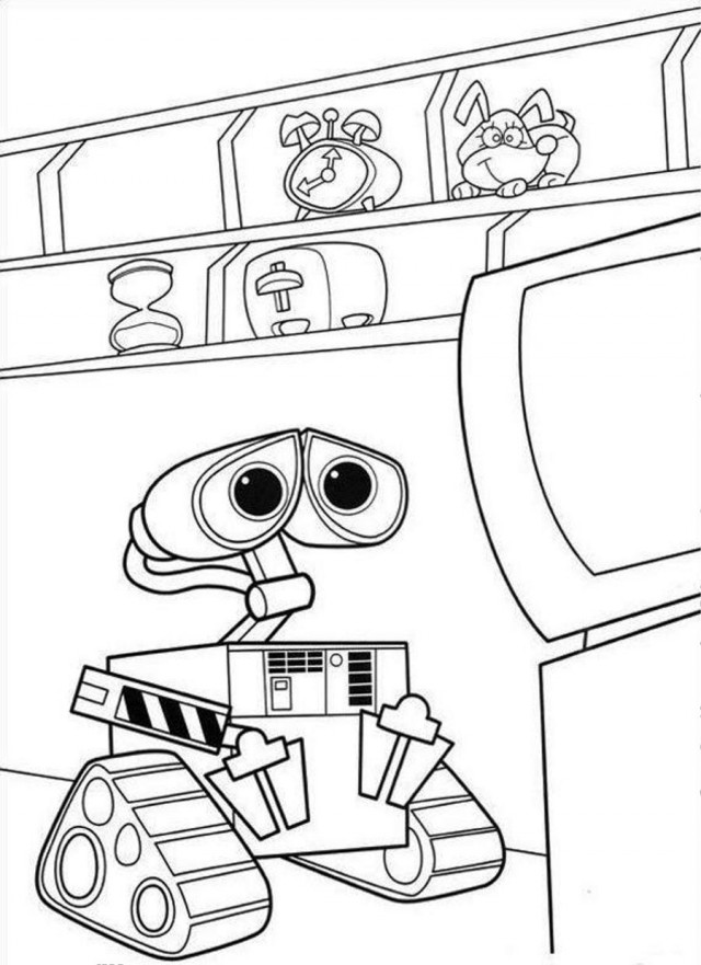 640x881 Wall E And Eve Coloring Pages Many Interesting Cliparts