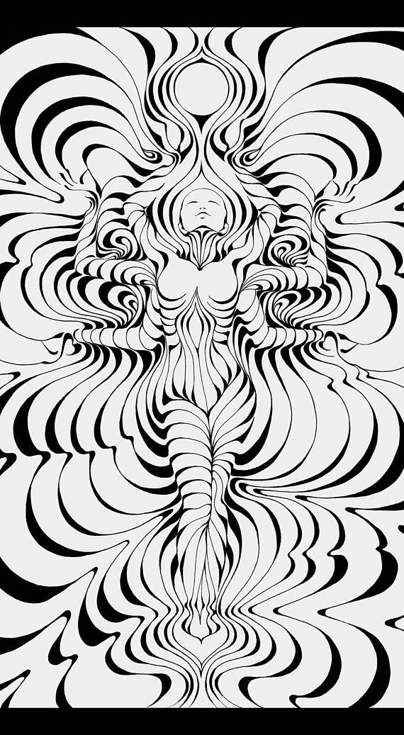 570x1037 Trippy Wall Hanging