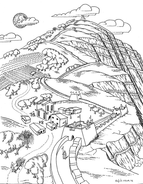 600x771 Great Wall Of China By Thegreatack