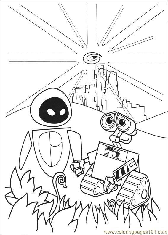 567x794 Wall E 78 Coloring Page