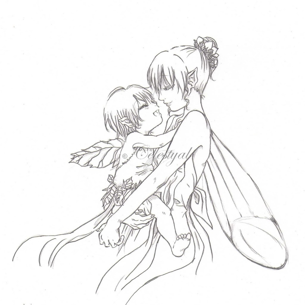1024x1024 Fairy Drawings In Pencil Fairy Anime Drawings In Pencil Hd