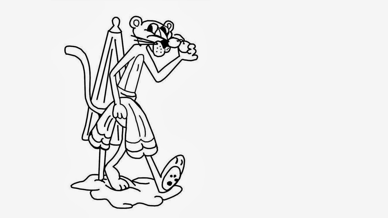1342x755 Colours Drawing Wallpaper Disney Pink Panther Colour Drawing Hd