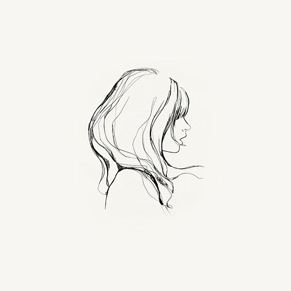 600x600 Az87 Drawing Simple Minimal Girl Illustration Art Wallpaper