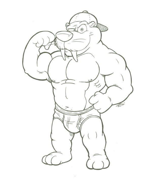 600x727 Krunchycroc On Twitter Drawing Of Me Oooold Character Muscle