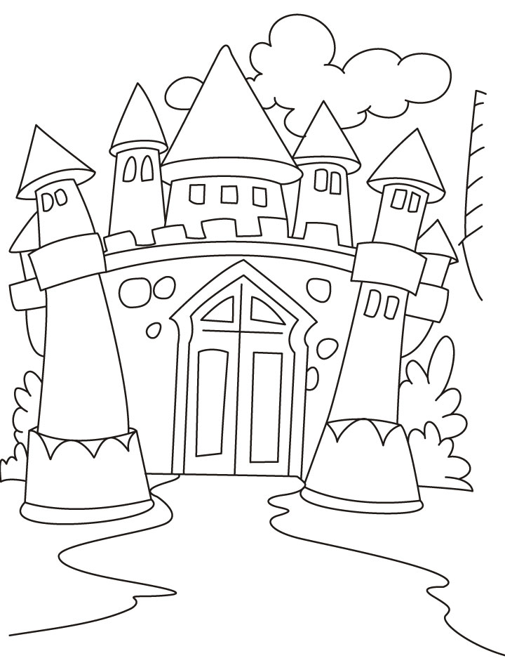 720x954 Disney Castle Coloring Pages Printable 497202