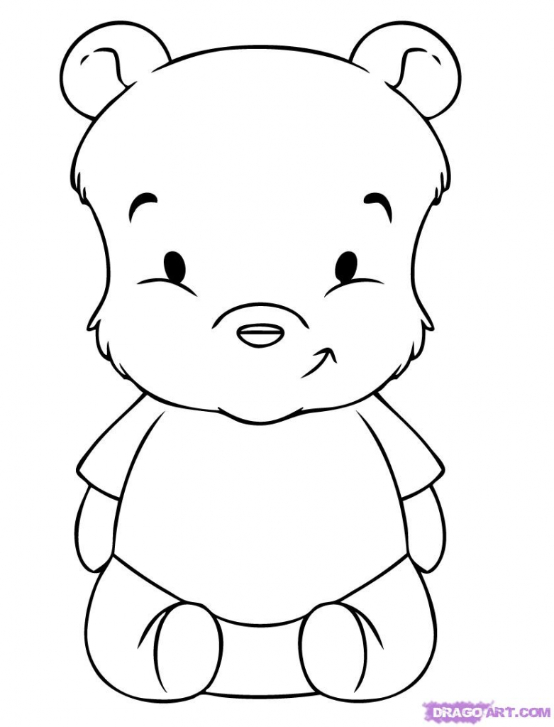 781x1024 Disney Characters Drawing How To Draw Ba Pooh Step Step Disney