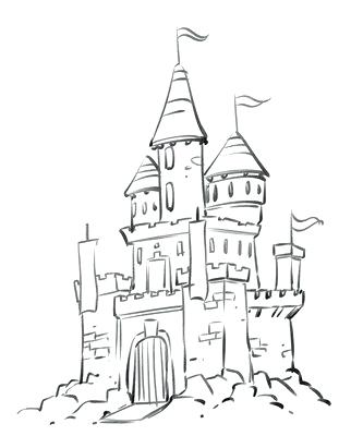 333x400 Disney Castle Coloring Pages World Coloring Pages As Well Together