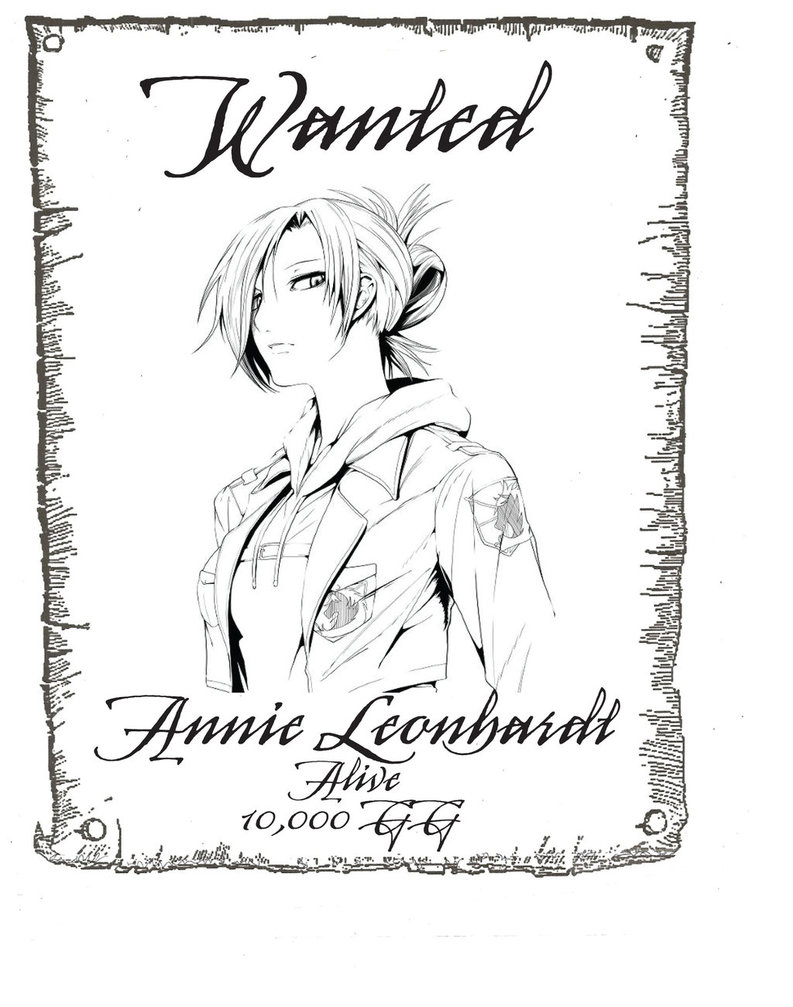 793x1007 Annie Leonhardt Wanted Poster By Unicornshatecookies