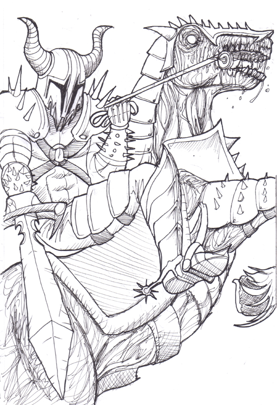 550x804 The Four Horsemen War By Lusoskav