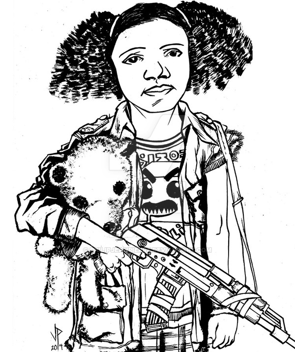 600x716 War Child Ink By Philipjeanpierre