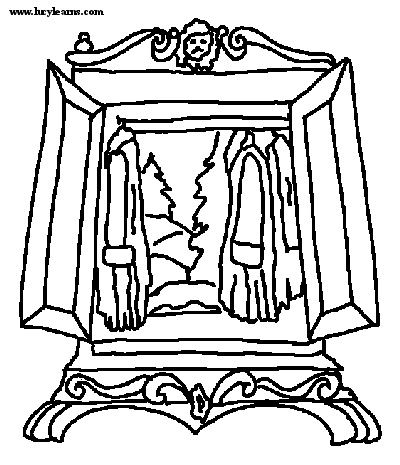 400x465 Chronicals Of Narnia Wardrobe Clipart Panda