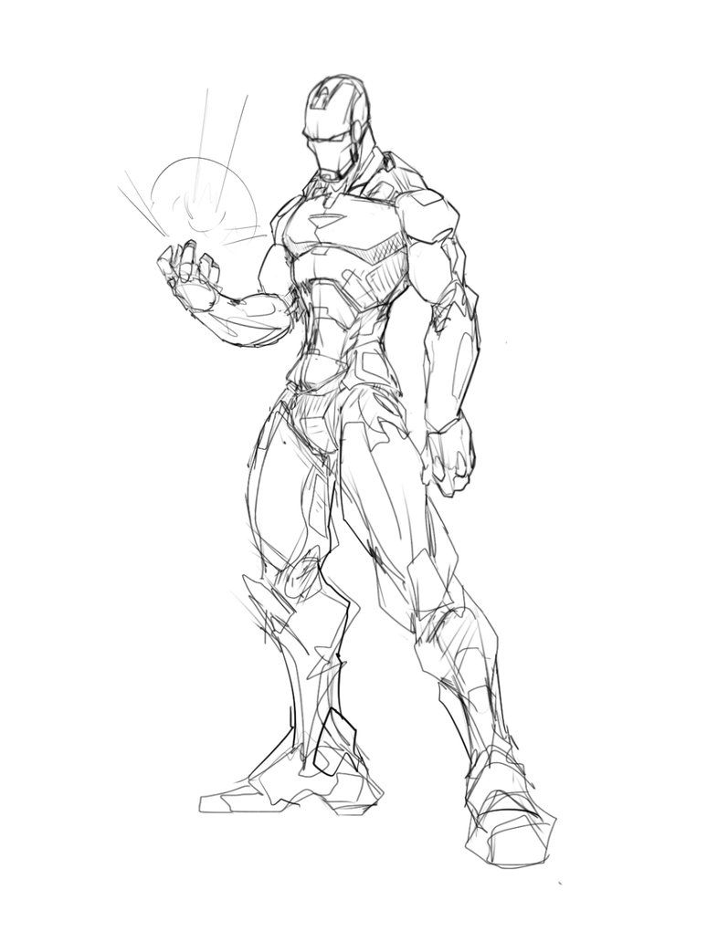 774x1032 Warm Up Sketch. Continuing Trend Of Drawing All The Avengers